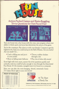 Fun House Commodore 64 US box art